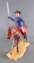 Timpo - Us cavalery (Federate) 1st séries - Mounted Officer Right Arm Bent  (Saber) Dark Brown Galloping Horse