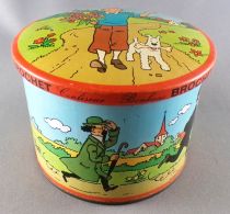 Tintin - Brochet 1965 - Tin Candy box \ Countryside\ 