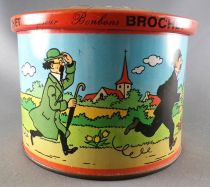 Tintin - Brochet 1965 - Tin Candy box \ Countryside\ 