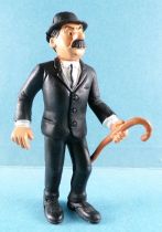 Tintin - Comics Spain Pvc figure - Thomson stick (clear) on left