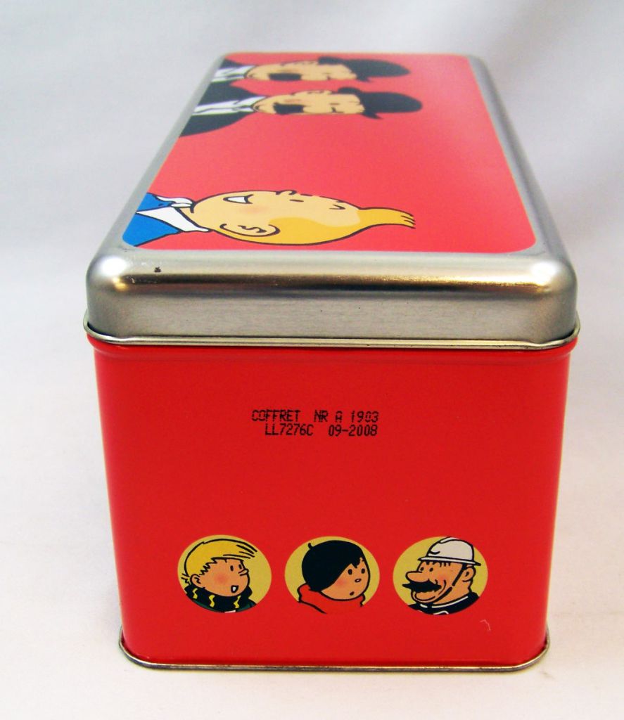 Download Tintin - Delacre Tin Cookie Box (Rectangular) - Hergé (the ...