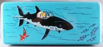 Tintin - Delacre Tin Cookie Box (Rectangular) - Submarine from Rackham the Red