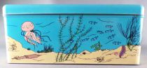 Tintin - Delacre Tin Cookie Box (Rectangular) - Submarine from Rackham the Red