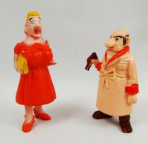 Tintin - Esso Belvision - Série complète de 13 figurines \ Le Lac aux Requins\ 