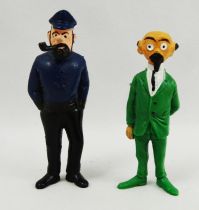 Tintin - Esso Belvision - Série complète de 13 figurines \ Le Lac aux Requins\ 