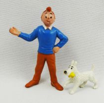 Tintin - Esso Belvision - Série complète de 13 figurines \ Le Lac aux Requins\ 