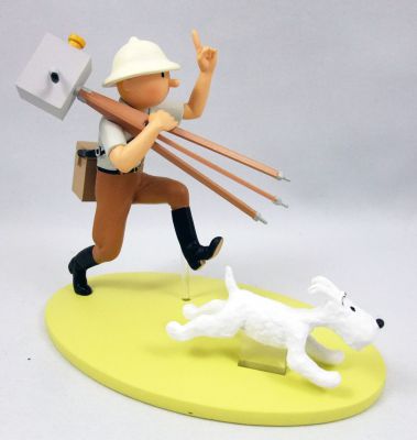 Figure Collection Tintin, Litmus *With Hayfork 4 11/16in Moulinsart
