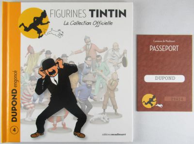 Hergé - Figurine Tintin 4 - Dupond engoncé