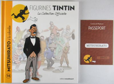 Figure Collection Tintin, El Doctor Muller 4 11/16in Moulinsart