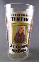 Tintin - Mustard glass Amora 1994 ( Large Size) - Tintin Cigars of the Pharaoh