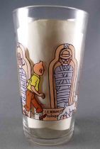 Tintin - Mustard glass Amora 1994 ( Large Size) - Tintin Cigars of the Pharaoh