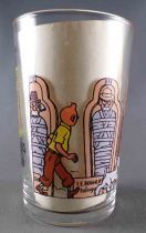 Tintin - Mustard glass Amora 1994 - Tintin Cigars of the Pharaoh