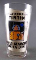 Tintin - Mustard glass Amora 1994 (Large Size) - Explorers on the Moon