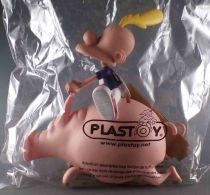 Titeuf - Plastoy 2008 - Money Bank Titeuf Rides a Pig Mint in Bag