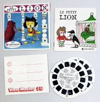 Titus le Petit Lion - View-Master (GAF) - Pochette de 2 disques (14 images stéréo) et Livret