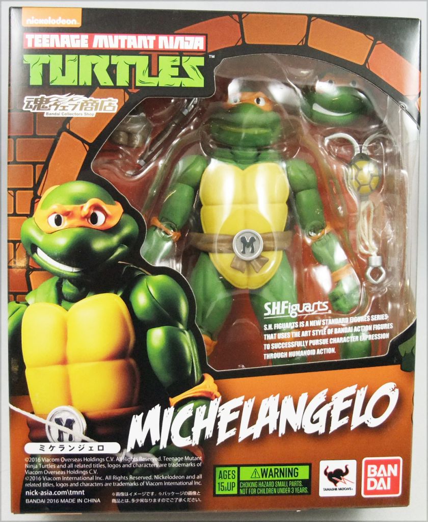 Tortues Ninja - Mini-peluche Michelangelo 