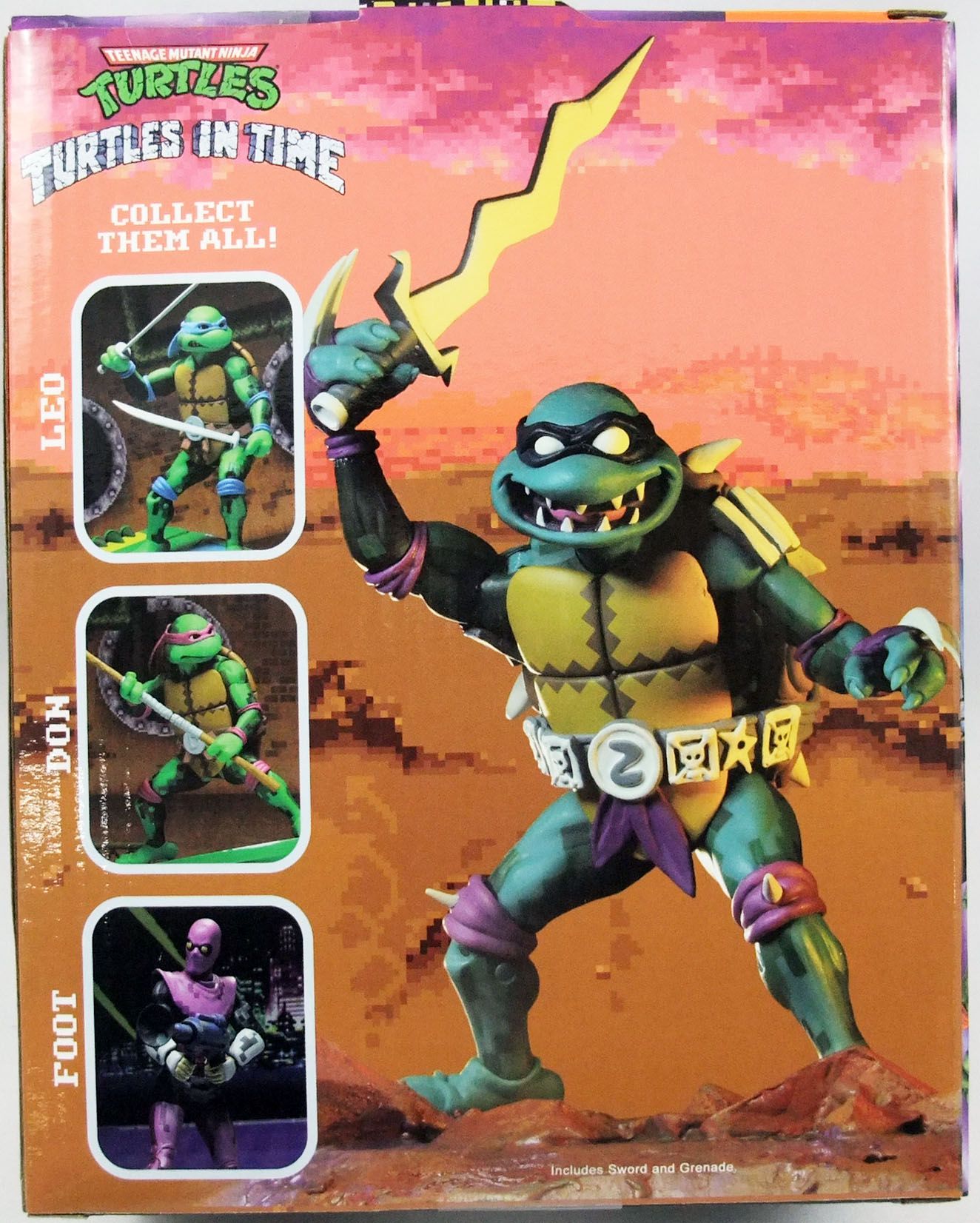 TORTUES NINJA - Slash - Figurine Turtles in Time 18cm : :  Figurine Neca Tortue ninja