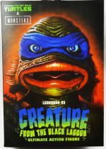 TMNT Tortues Ninja - NECA - Universal Monsters Leonardo as Creature From The Black Lagoon