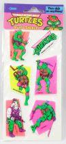 Tortues Ninja - Puffy stickers - Derform 1988