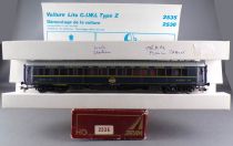 Tram 2536 Ho Ciwl Sleeping Car Type Z 2735 French & Italian Registrations boxed