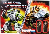 Transformers G.I.JOE Mash-up Retro Collection - 2023 - Autobot Kup Tripl \ T\   & Leatherneck and Sgt. Slaughter