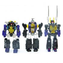 Transformers Masterpiece - BadCube - Evil Bug Corps : Claymore, Hypno, Kickbutt (Insecticons Ransack, Bombshell, Shrapnel)