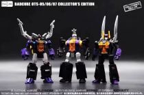 Transformers Masterpiece - BadCube - Evil Bug Corps : Claymore, Hypno, Kickbutt (Insecticons Ransack, Bombshell, Shrapnel)