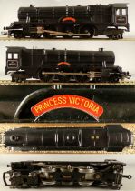 Tri-Ang R1 Oo Ho Br Passengers Train Set Steam Loco 4-6-2 46205 Princess Victoria + M24001 & M34000 Coches Tracks