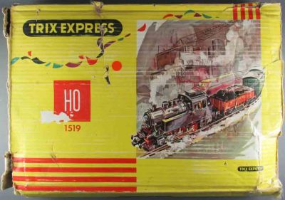 Trix 1519 Ho Db Express Train Set Steam Loco 0-6-0 80020 + 2 Wagons +  Tracks + Transformer