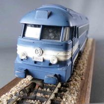 Troby Ho Sncf Diesel Locomotive A1A A1A 68000 Blue no Box