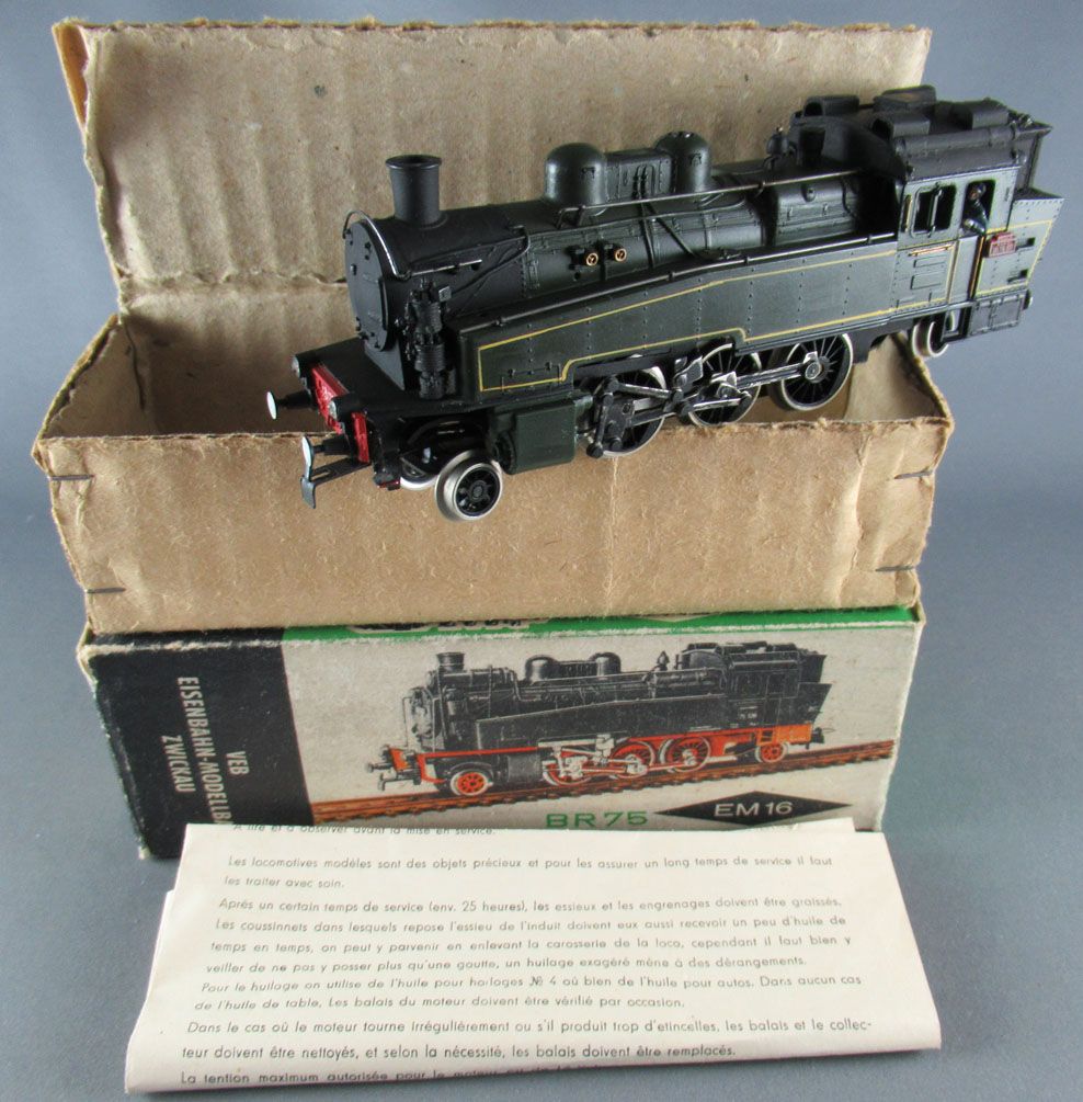 Veb Piko 190/EM16/2 Ho Sncf Steam Locomotive 2-6-2 131 TB 917 Green NMIB