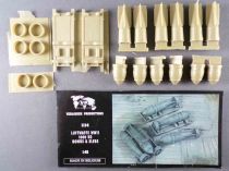 Verlinden Productions 1114 - WW2 Luftwaffe 1000 Kg \ Hermann\  General Demolition Bombs & Sleds Kit  Résine 1/48 Neuf sans Boite