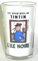 Verre à moutarde Amora Tintin L\'ile Noire