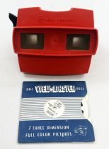 View-Master 3-D (GAF) - Red Viewer (+ 3 disks)