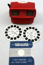 View-Master 3-D (GAF) - Red Viewer (+ 3 disks)