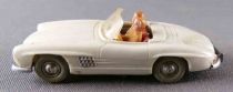 Wiking Ho 1/87 Mercedes Benz 190SL Cabriolet avec Chauffeur & Passager