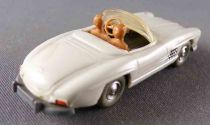 Wiking Ho 1/87 Mercedes Benz 190SL Cabriolet avec Chauffeur & Passager