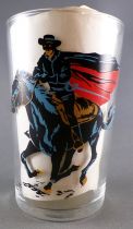 Zorro - Amora Mustard Glass - Zorro Riding Galloping Tornado